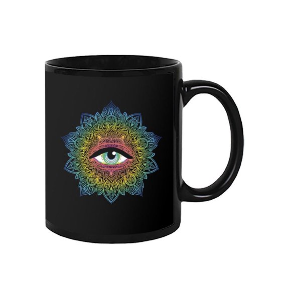Mandala With All Seeing Eye Mug  -Image by Shutterstock,