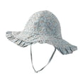 thumbnail image 3 of Kids UPF50+ Sun Hat With Neck Flap Adjustable Chin Strap Fisherman Cap for 1-4 Years Toddler Beach Outdoor, 3 of 4