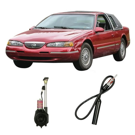 Mercury Cougar Control Arm - Mercury Cougar 1986-1997 Factory OEM Replacement Radio Stereo Powered Antenna
