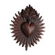 thumbnail image 2 of Placa de pared de los Sagrados Corazones, estatua gótica, decoración de resina, arte para el hogar, figura católica rojo, 2 of 9