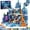 ZH007-Blue Castle【100pcs】, variant on POKEMON  Magnetic Building Blocks Blue Castle Theme 100 Pieces STEM Construction Toy for Kids Ages 4 to 14 Birthday Holiday Gift
