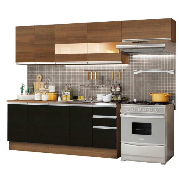 Cocina Integral Completa Modular Madesa Marcela 280cm MN 03