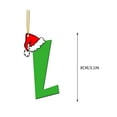 thumbnail image 2 of Fiudx Adornos Navideños de Letras Acrílicas, Vibrantes Decoraciones Navideñas, Material Duradero, Versátiles para Colgar En Árboles o Coronas, Decoración Festiva para El Hogar, Regalo Perfecto para L, 2 of 2