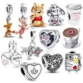 thumbnail image 2 of Berloque Pandora 925 Baño Tigre Oso Winnie Disney Charm Love Airplane Café Charms Para Pulsera, 2 of 4