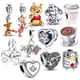 thumbnail image 2 of Berloque Pandora 925 Baño Tigre Oso Winnie Disney Charm Love Airplane Café Charms Para Pulsera, 2 of 4