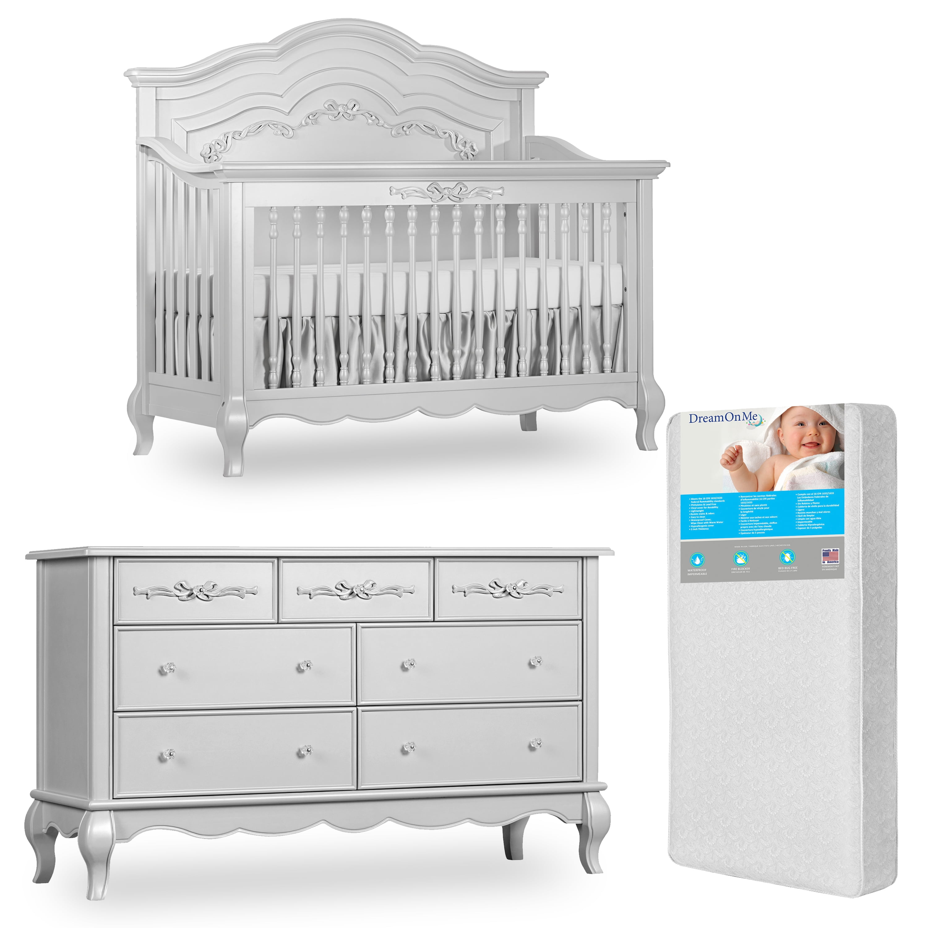 convertible crib with matching dresser