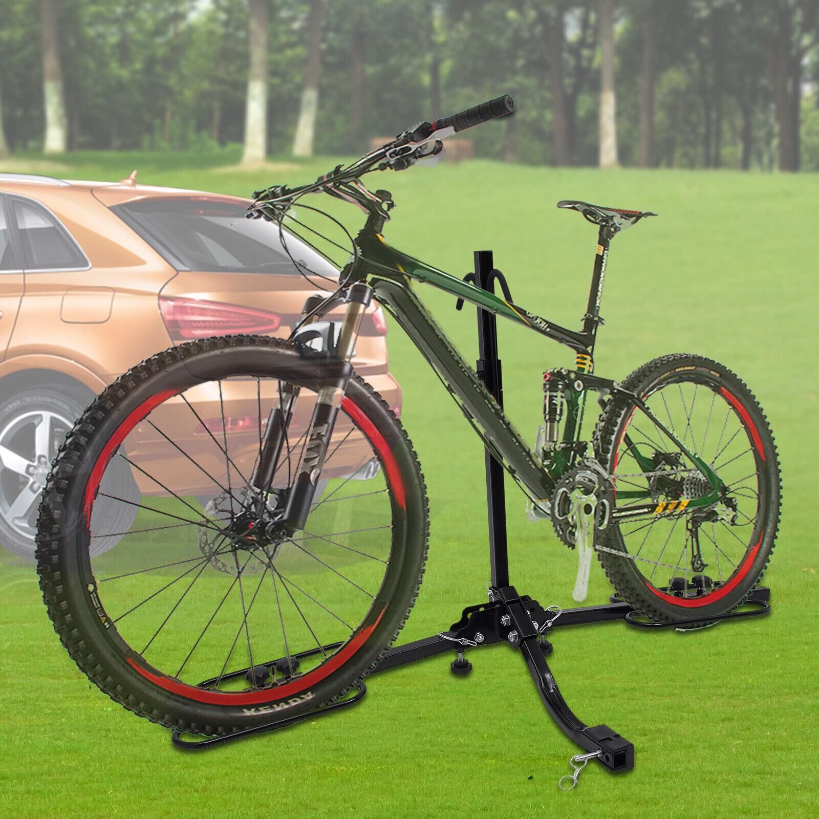 Hitch Mount Bike/Bicycle Car Racks Foldable Adjustable For SUV, RV