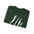 thumbnail image 3 of Effete Feline Claw Marks Scratch Unisex Heavy Blend™ Crewneck Sweatshirt, 3 of 11