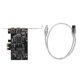 thumbnail image 2 of Tarjeta PCIe 1x A 1394, 800mbps PCIe Firewire Riser Riser Riser Diseño de Chips Dual de Alta Velocidad Enchufe y Juego para 1394a 4 Pines, 2 of 7