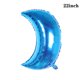 thumbnail image 1 of Globos de cohete 3D, globo de aluminio de astronauta, tema del espacio exterior, decoraciones para fiestas de cumpleaños, juguetes para niños（moon blue, 1 of 5