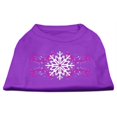 thumbnail image 1 of Pink Snowflake Swirls Screenprint Shirts Purple Xxl (18), 1 of 1