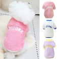 thumbnail image 1 of Dengjunhu Dog Costume Letter Print Keep Warmth Soft Texture Cute Pet Sweatshirt Costume for Winter, 1 of 7
