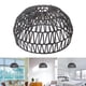 thumbnail image 5 of Lámpara colgante de estilo nórdico, cuerda de sombra, decoración de luz colgante, accesorio tejido, pantalla para Hotel, comedor, casa de té, cocina, Yinane Pantalla tejida, 5 of 8