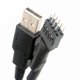 thumbnail image 5 of 4 Piezas 20 cm 9 Macho Una USB Externo Un Cable de Extensión de Datos Interno de Placa Base de PC Macho, 5 of 5
