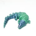 thumbnail image 5 of 3D Printed Crocodile,Movable Mouth,Flexible Joint Animal lacertid Figurines, Home Office Decor,Articulated Small sculpture, decorative item Surprise Festival Gifts, 5 of 9
