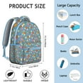 thumbnail image 6 of "Sunflower Backpack for School and College - Beautiful Wildflower Print Bookbag for Women, Durable Backpack with Laptop Sleeve and Padded Straps", 6 of 6