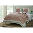 thumbnail image 3 of Global Trends Portsmouth Contemporary Floral Reversible Quilt Set, 3-Piece Full/Queen, 3 of 4