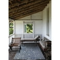 thumbnail image 2 of Couristan Monte Carlo Palmette Indoor/Outdoor Area Rug, 3'9" x 5'5", Navy-Ivory, 2 of 4
