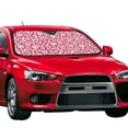 thumbnail image 2 of Kdxio Red Flowers Print Front Windshield Sun Shade,Folding Auto Sunshade for Car Truck SUV-Small, 2 of 7