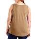 thumbnail image 4 of Tops bonitos para mujer,Camisola de verano para mujer, camiseta informal de color liso, cuello redondo, corte holgado, poliéster, para usar en casa, sopatenor, 4 of 7