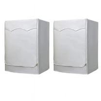 2X ,Washer/Dryer Cover for Front-Loading Machine Waterproof Dust-Proof