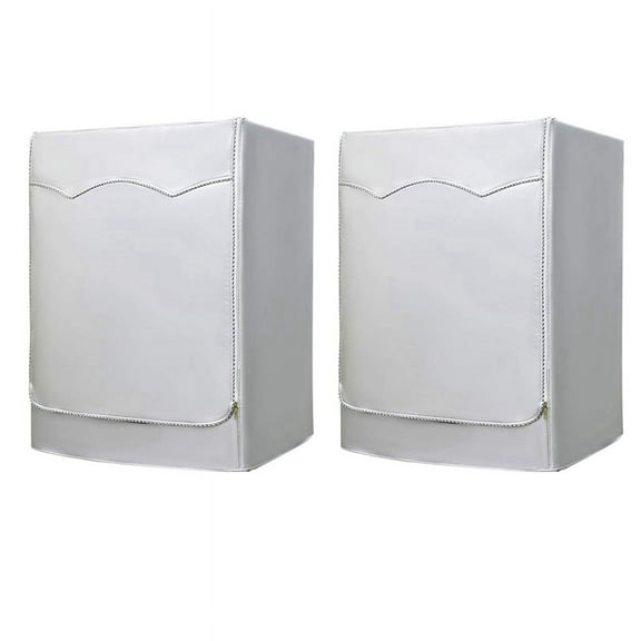 2X ,Washer/Dryer Cover for Front-Loading Machine Waterproof Dust-Proof