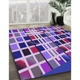 thumbnail image 3 of Ahgly Company Machine Washable Indoor Rectangle Transitional Bright Purple Area Rugs, 5' x 8', 3 of 7