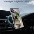 thumbnail image 6 of JTCASES for Samsung Galaxy S23 Ultra Magnetic Case Support Wireless Charging, Car Mount, Thin Lightweight Rugged Shockproof Shell Anti-yellow Clear Silicone Frame, Grey, 6 of 9