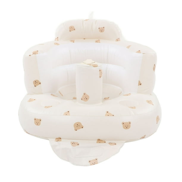 Sofá de apoyo para la espalda infantil, asiento inflable para bebé, asiento plegable para el suelo, silla para bebé, confiabilidad excepcional