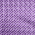 thumbnail image 1 of oneOone Cotton Silk Purple Fabric Christmas Sewing Material Print Fabric By The Yard 42 Inch Wide, 1 of 4