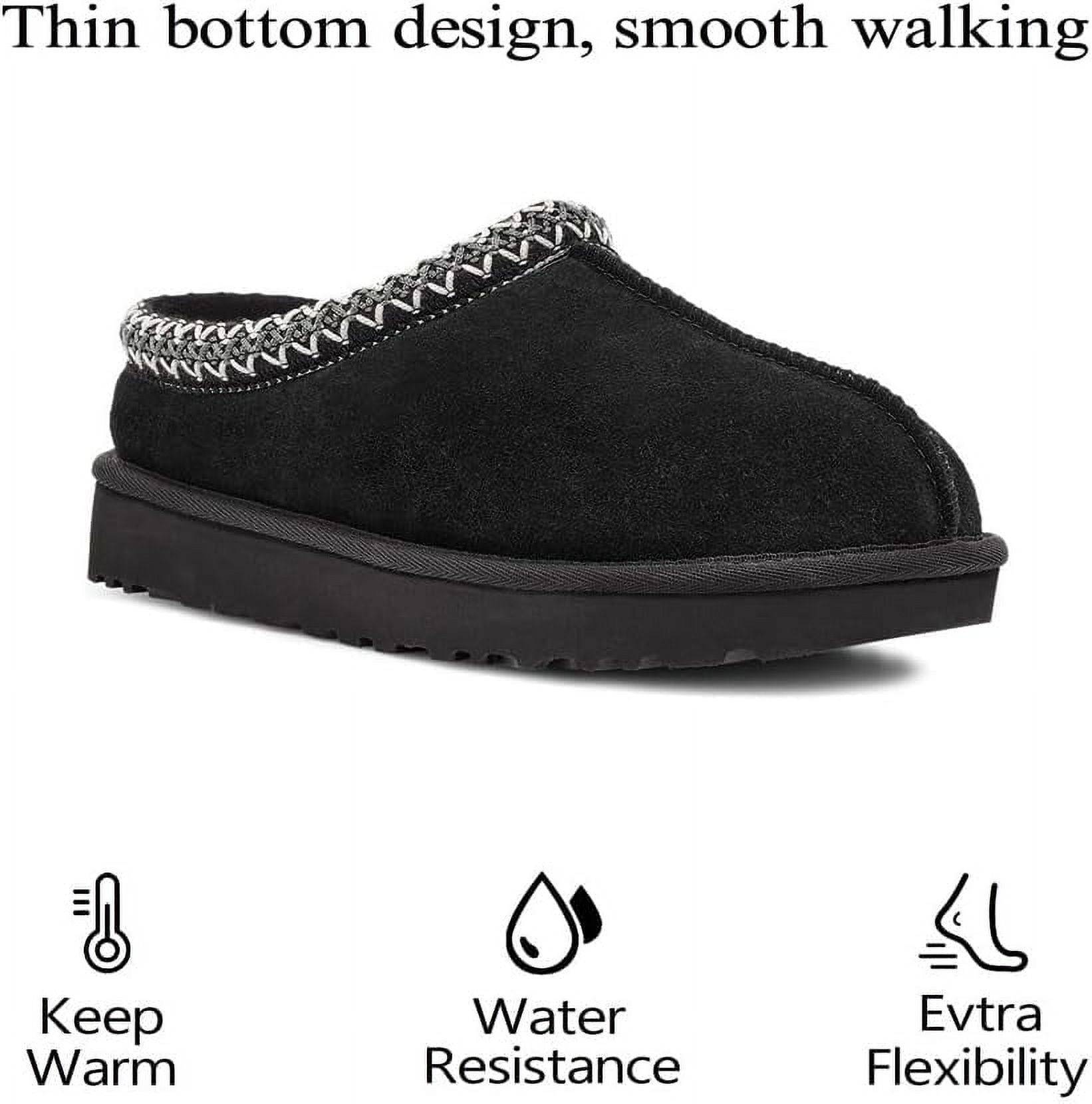 ELCWDDR Women's Tasman Platform Mini Boots Slippers Short Ankle