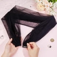 thumbnail image 3 of Detachable Tulle Sleeves 43inch Black Bridal Tulle Shawl Lace Dress Sheer Capes Cover Up Accessory, 3 of 6