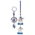 thumbnail image 2 of Adorno colgante para coche con ojo azul llavero de ojo azul de metal de la suerte para oficina ANGGREK Otros, 2 of 8