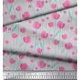 thumbnail image 2 of Soimoi Cotton Duck Fabric Leaves & Floral Clip Art Decor Fabric Printed Yard 56 Inch Wide, 2 of 3