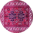 thumbnail image 1 of Ahgly Company Indoor Round Persian Pink Traditional Area Rugs, 8' Round, 1 of 4