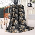 thumbnail image 2 of Pioneer Flower Floral Print Pattern Blanket,Comfortable Soft Flannel Throw Blanket,All Season,Warm Lightweight Blankets for Sofa Bed Couch Living Room Chair,40"x50", 2 of 4
