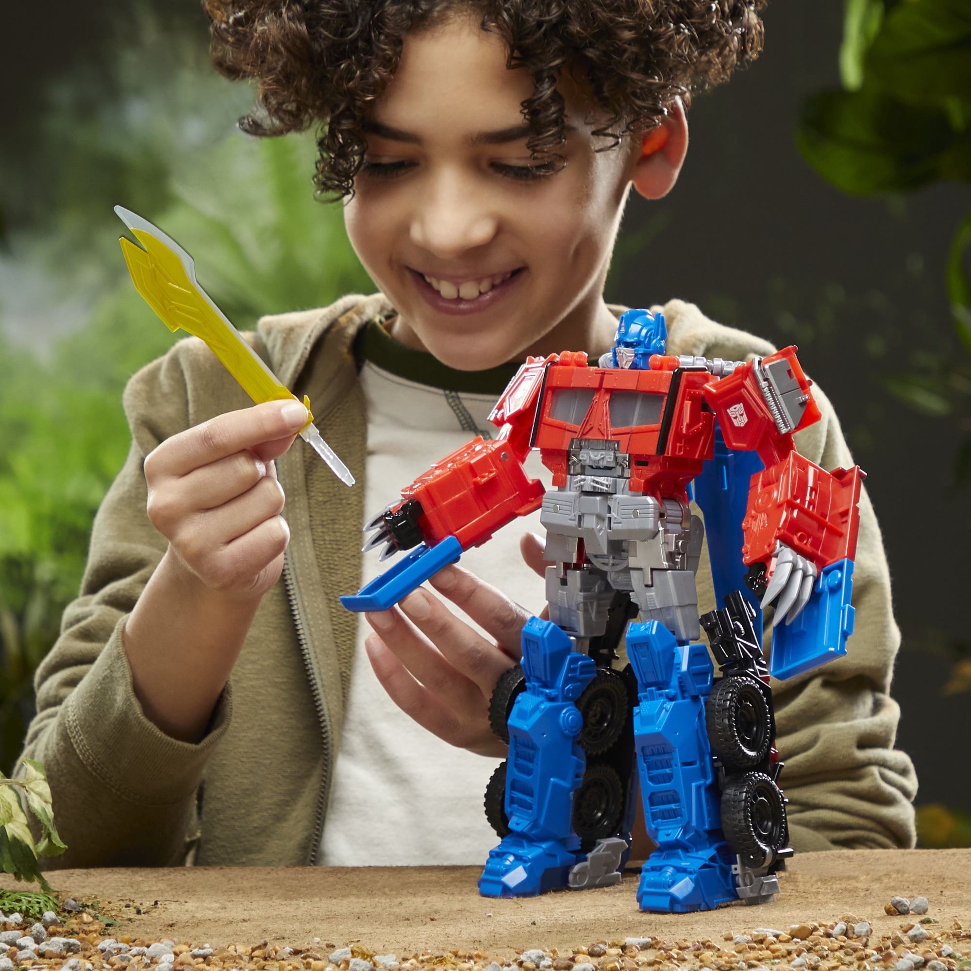 Transformers: Rise of the Beasts Beast-Mode Optimus Prime Action Figure