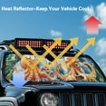 thumbnail image 4 of Jeiento Windshield Sun Shade Octopus Car Sunshade for Rubicon Sahara TJ JK JKU 2 & 4 Door-Blocks UV Rays Sun Visor Shield,Front Window Sun Shade Keeps Vehicle Cool, 4 of 6