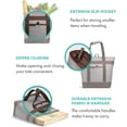thumbnail image 3 of Rachael Ray Jumbo Chill Out Tote- Sea Salt Grey, 3 of 13