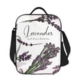 thumbnail image 7 of Bingfone Lavender Herbs And Plants Reusable Insulated Lunch Bag Cooler For Work School Picnic Or Travel, 7 of 7