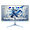 Blue, variant on Pixio PX248 Wave Mint 24 inch 200Hz Refresh Rate FHD 1080p Resolution Fast IPS Panel 1ms GTG Response Time Mint Gaming Monitor with Adaptive Sync