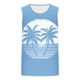 thumbnail image 4 of Camiseta sin mangas de cuello redondo para hombre, informal, a la moda, sin mangas, con estampado, blusa deportiva de cuello redondo para hombre, 4 of 4