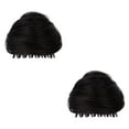 thumbnail image 4 of Moños espaciales, accesorios resistentes para el cabello para cosplay, eventos, fiestas, damas Negro, 4 of 9