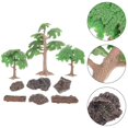 thumbnail image 4 of 1 Set of Simulated Tree Stump Model Fake Stone Model Mini Tree Stump Old-growth Forest Layout Prop, 4 of 4