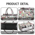 thumbnail image 4 of Large Capacity Tote Bag,Shih Tzu Dog and Flower Floral Handbag Fashion Luxury Tote Bag,15.7"x13"x 5.1" Inches,Laptop Compatible, 4 of 6
