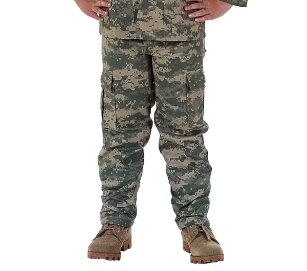 Army Kids Camouflage Vintage Paratrooper Pants Boy's BDU Cargo Pants 2546 Rothco 