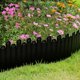 thumbnail image 5 of Valla De Plástico Valla de jardín de plástico negro con tachuelas para fijar al suelo,ideal para caminos y bordes (1 pieza). Rkxzt, 5 of 9