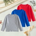 thumbnail image 2 of Curenmufel 3 Pcs Chandails de Compression pour Garçons T-Shirt pour Garçons - T-Shirt à Manches Longues avec Logo pour Garçons - T-Shirt Athlétique à Col Rond à Manches Longues Taille 11-12 (Gris Pâle, 11-12 Ans), 2 of 9