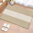 thumbnail image 2 of 2x3 Washable Area Rugs,Farm Khaki Vintage Brown Color Block Striped Non-Slip Soft Rug Indoor Carpet,Floor Rugs for Living Room Bedroom, 2 of 9