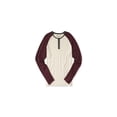 thumbnail image 1 of Camiseta henley Raglan Aeropostale Morado Pequeña henley, 1 of 1